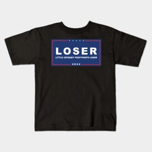 Loser Crybaby Poopypants - Funny Anti-Trump Kids T-Shirt